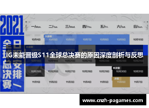 IG未能晋级S11全球总决赛的原因深度剖析与反思